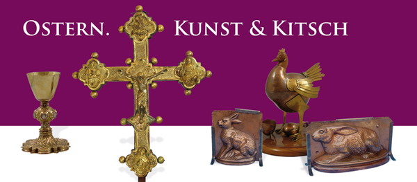 Banner Ausstellung Kupfer - Kunst - Kitsch